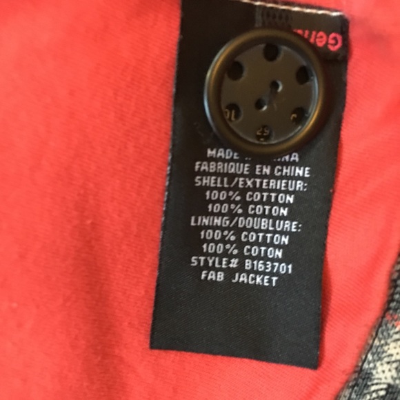 Volcom Plaid Peacoat Jacket Black Red Cotton small - Picture 8 of 8